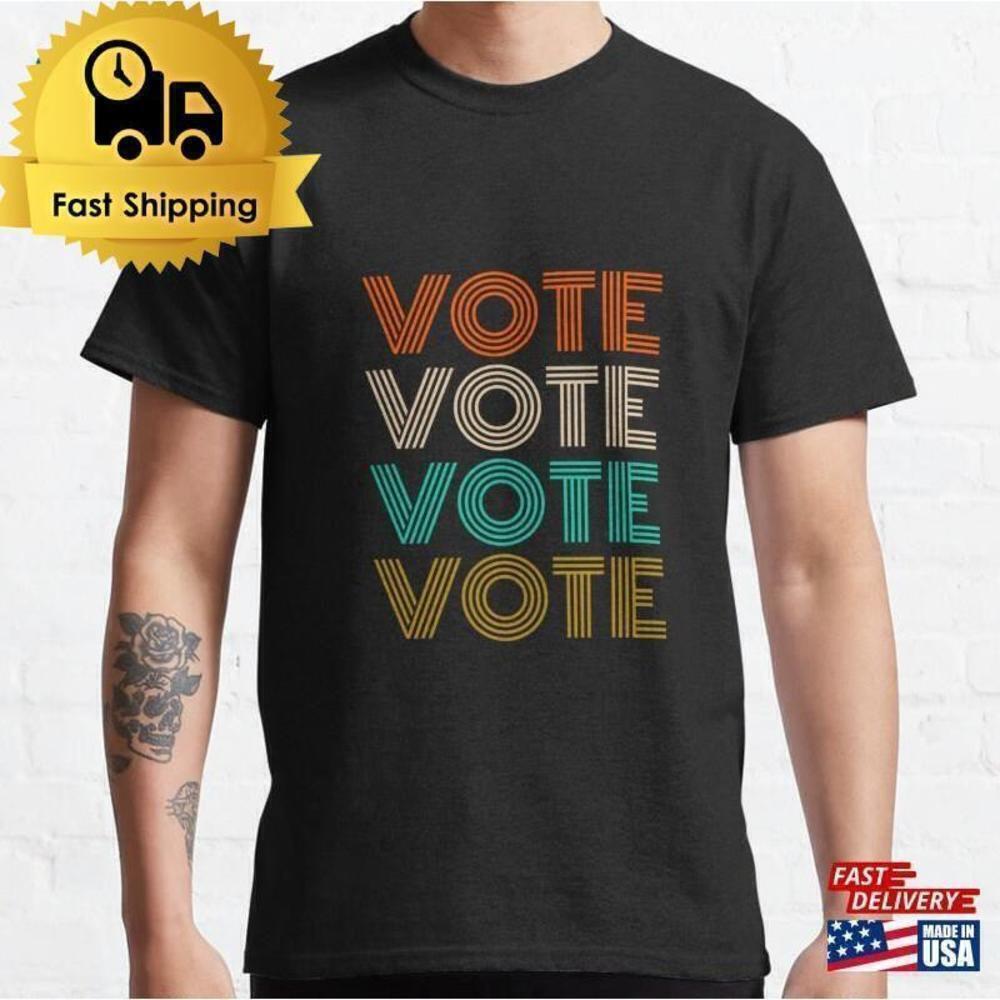 Retro Midterm Elections Vote Civic Duty Graphic T-Shirt